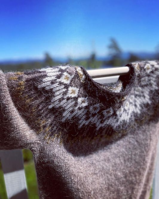 Hovedbilde Hopi genser murkey - garnpakke