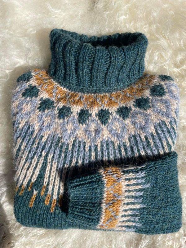HOPI POLAR teal heather - garnpakke