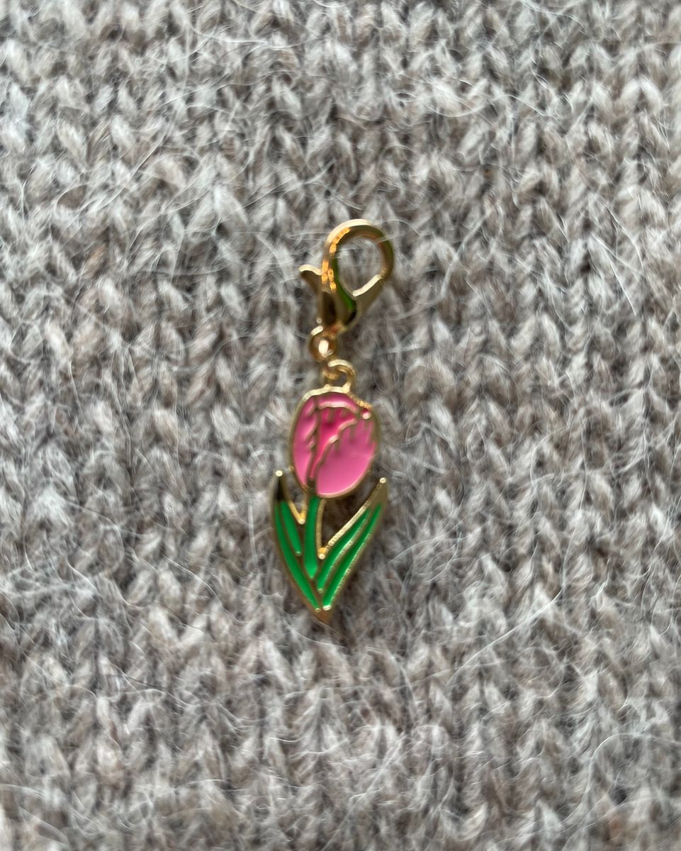 Tulipan mørk rosa m krok