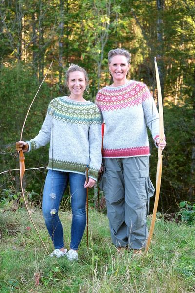 Hovedbilde Skjaldmær (Skjoldmøy) - garnpakke frost grey