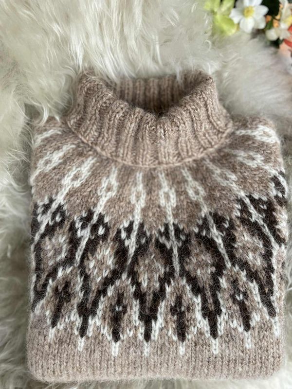 Tusseladd POLAR  wheat heather - garnpakke