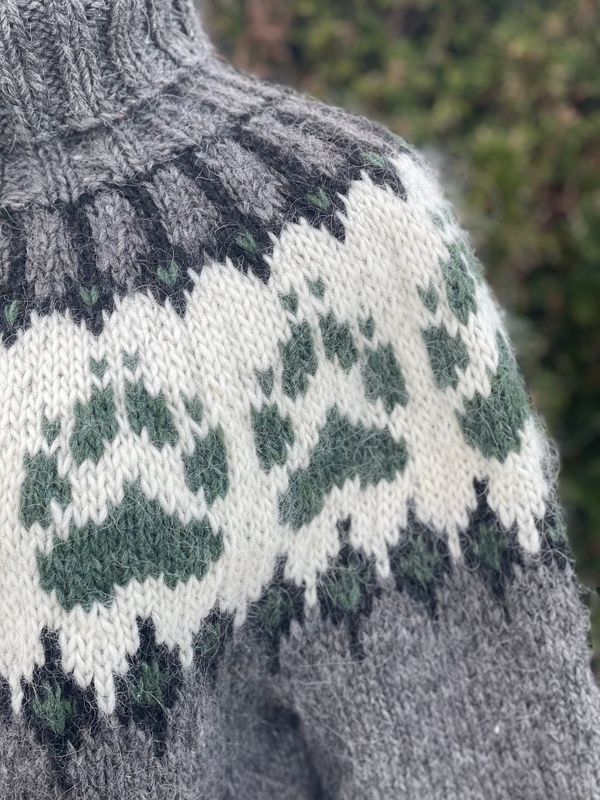 VILLMARKSGENSEREN grey heather-  garnpakke