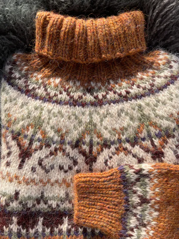 ALASUQ POLAR amber heather - garnpakke