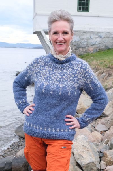 Hovedbilde Ullkrusedull - Blues blue garnpakke