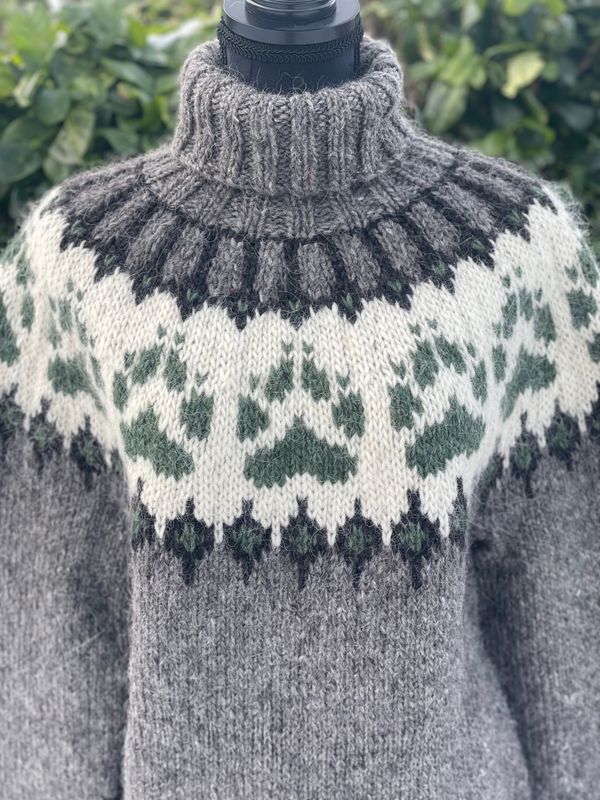 VILLMARKSGENSEREN grey heather-  garnpakke