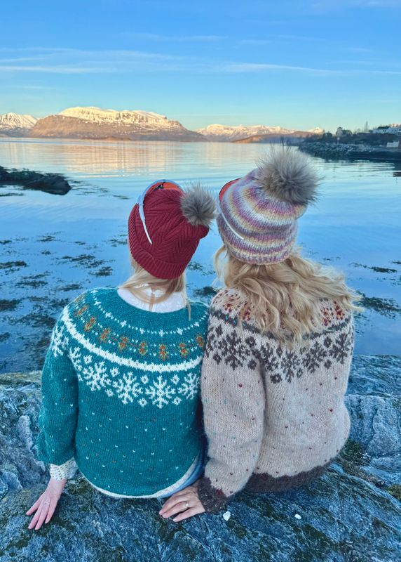 Johannes genseren - garnpakke grønn