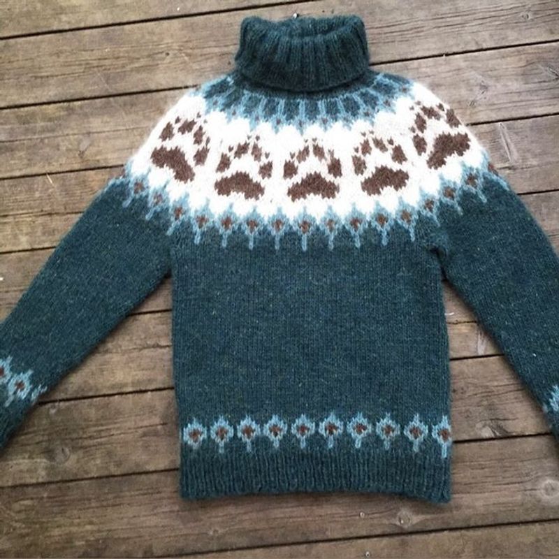 VILLMARKSGENSEREN teal heather- artic garnpakke